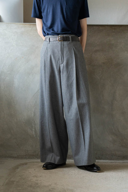 Tucked Wide Trousers
