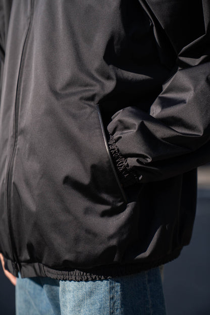 SILK-BACK STAND COLLAR ZIP JACKET(ST.1378)