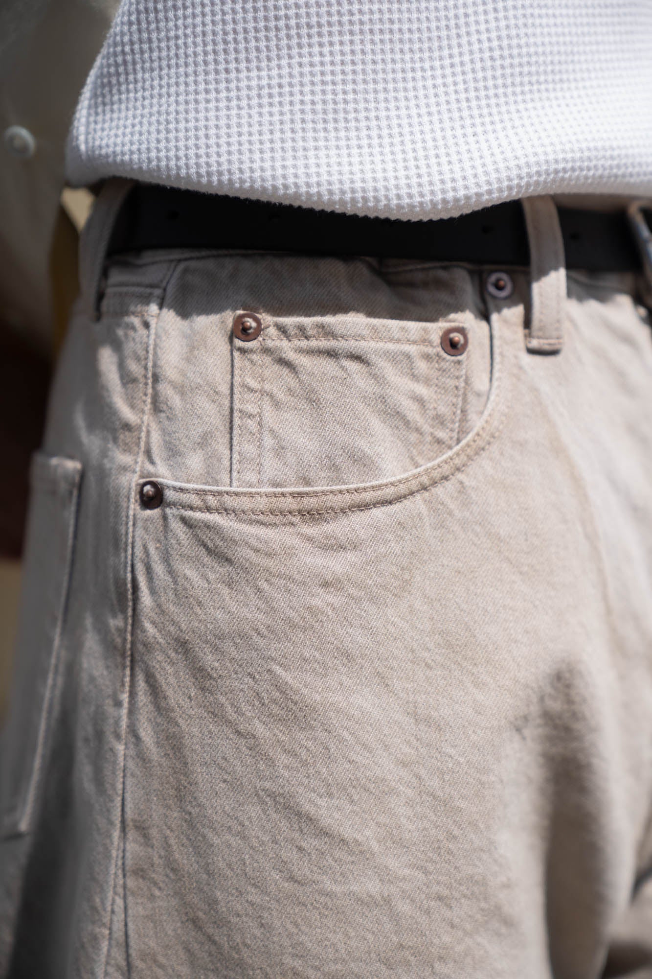 DEFORMATION WIDE COLOR DENIM PANTS(ST.1565)