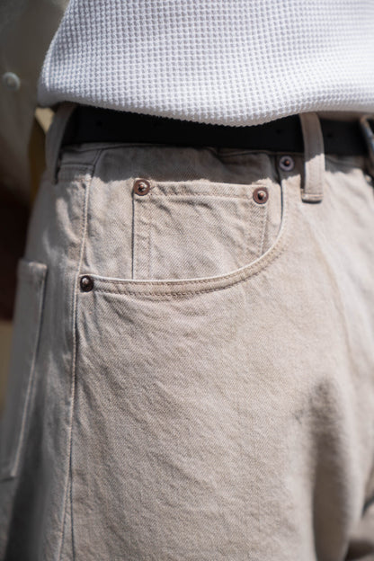 DEFORMATION WIDE COLOR DENIM PANTS(ST.1565)