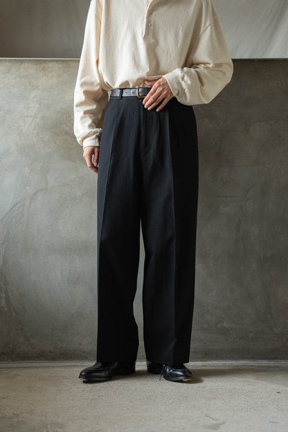 Wool Gabardine Trousers