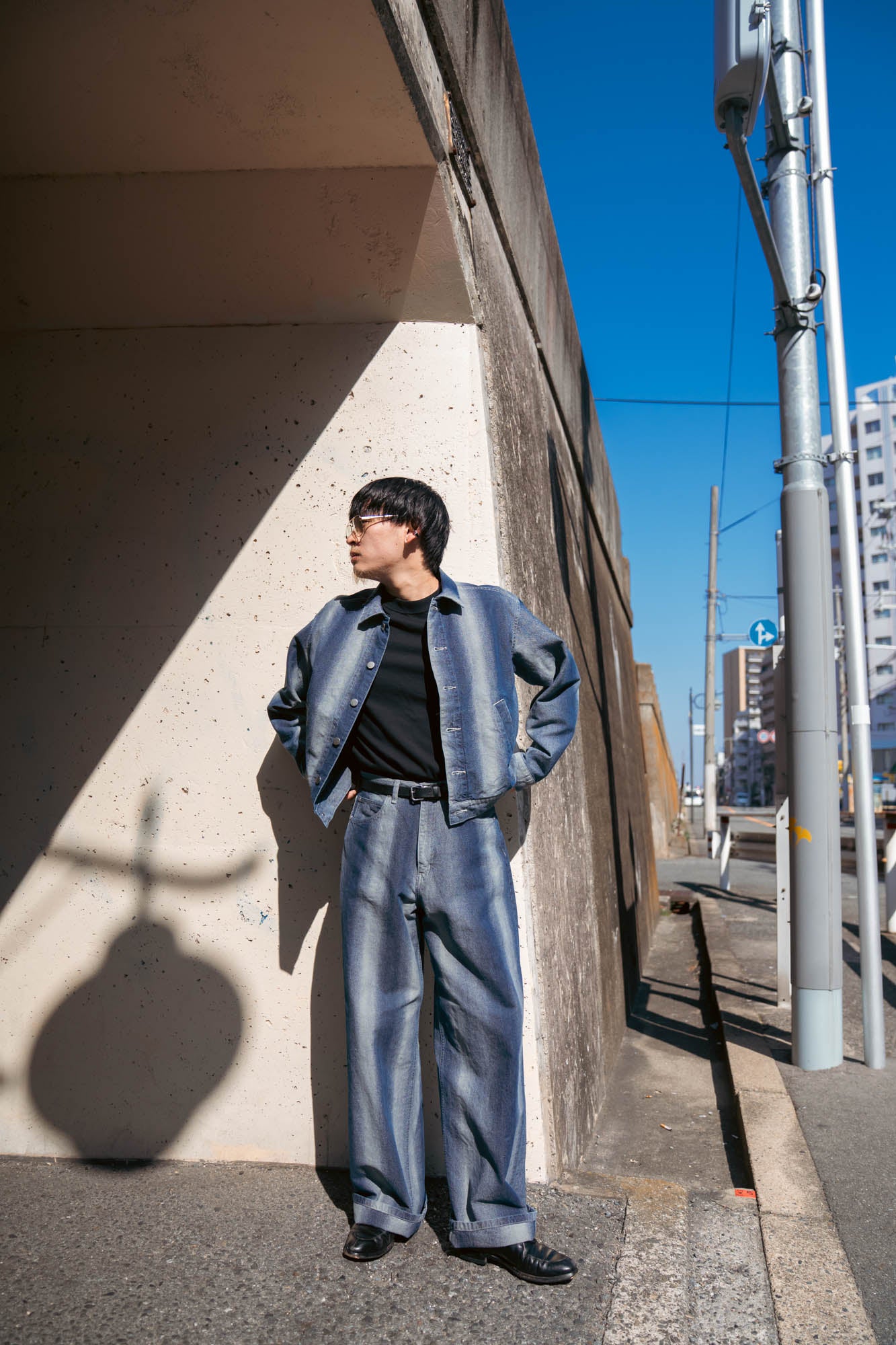 GRADATION DENIM JACKET