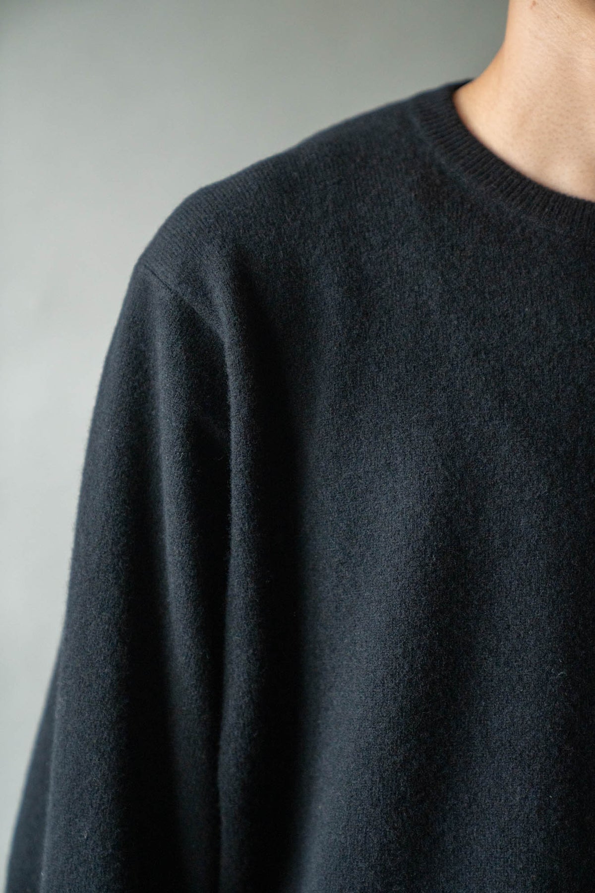 EXTRA FINE WOOL KNIT CREW NECK LS(ST.1634)