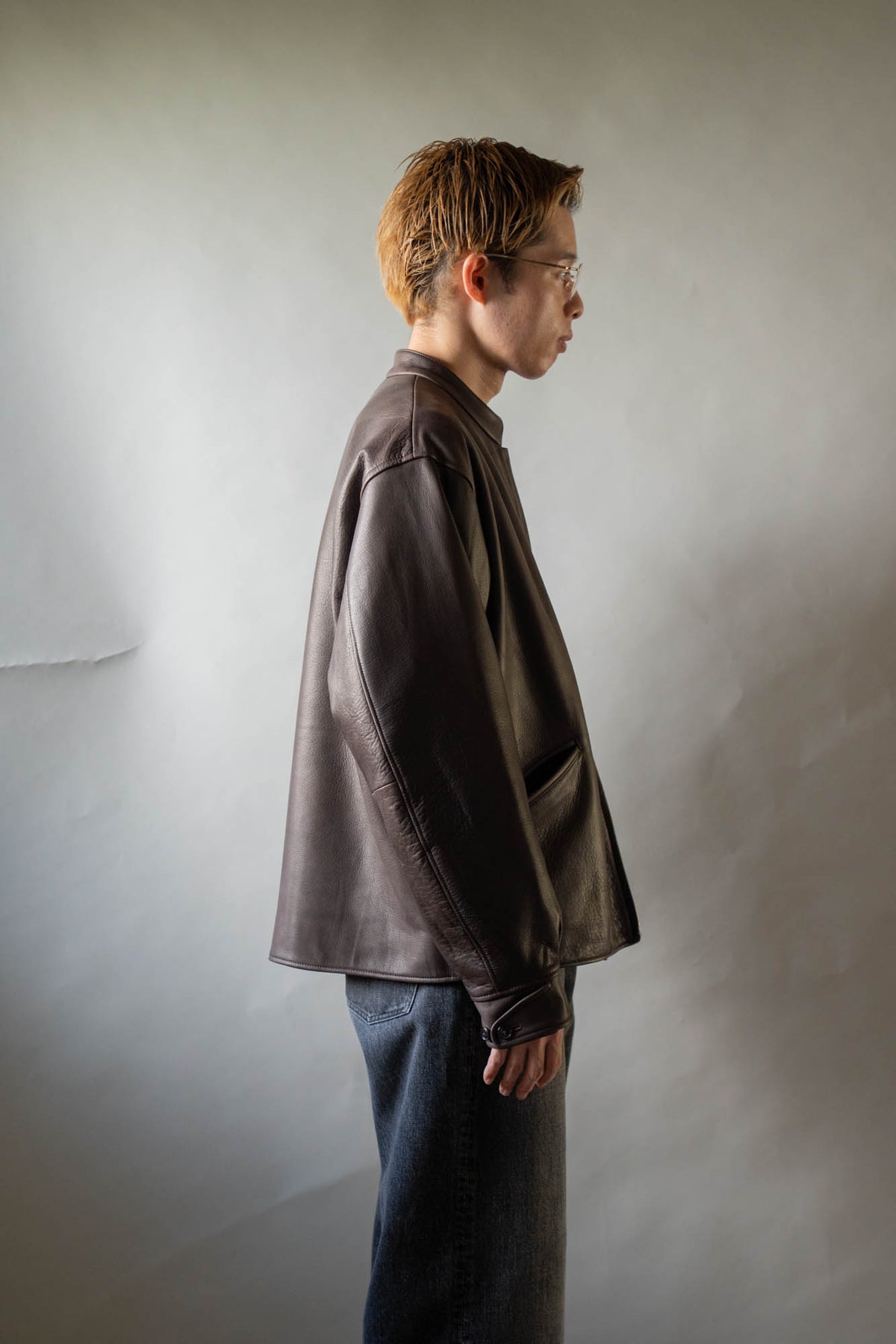 Steer Leather Racer Jacket