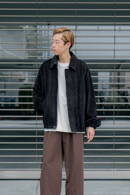 COW SUEDE ZIP SHORT JACKET(ST.1217)