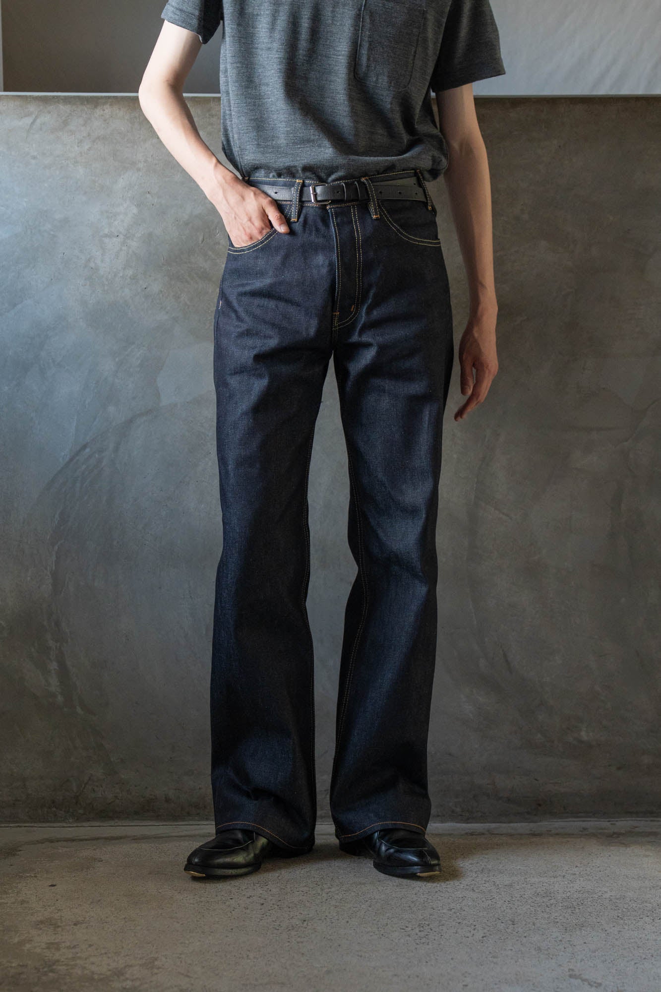 ORDINARY STRAIGHT DENIM PANTS .16 -Brando-