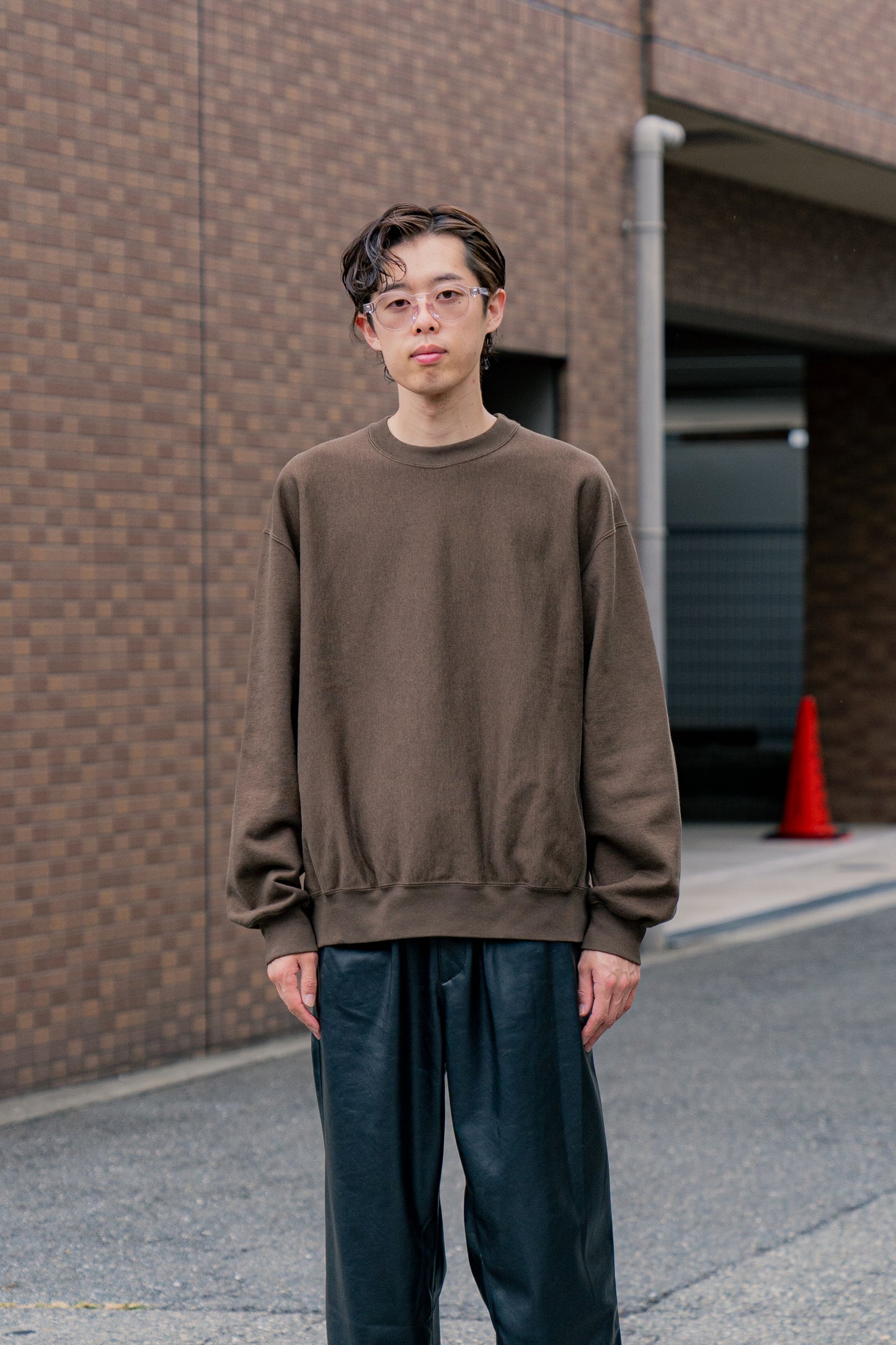 Soft&Hard Sweat Crew-Neck P/O Big