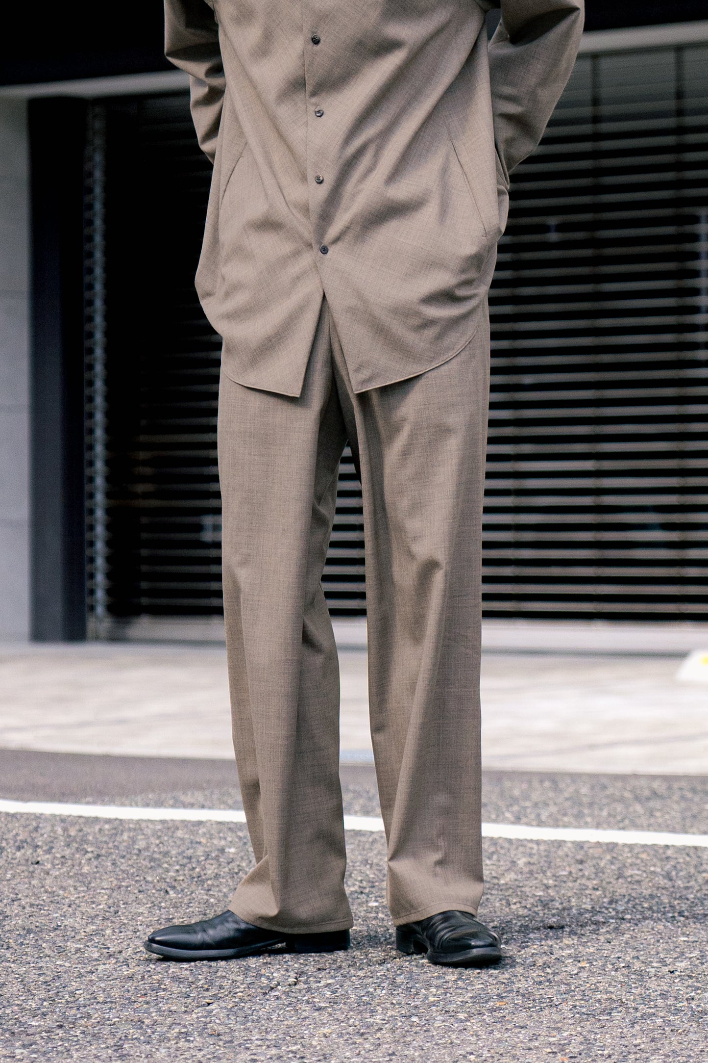 Wide-leg Drawstring Trouser