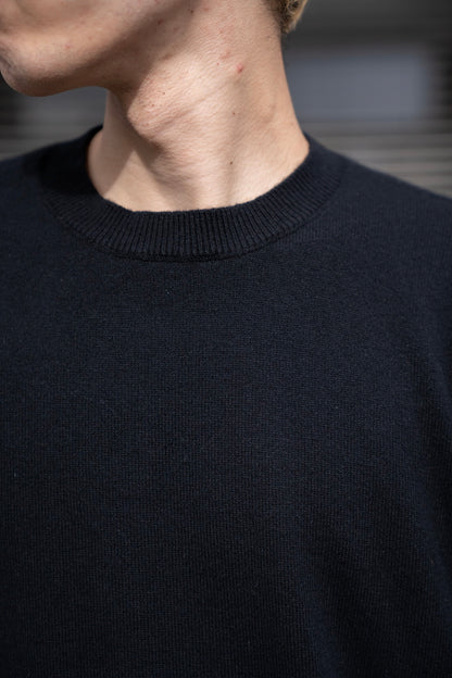 RIGID CASHMERE GARMENT DYED SWEATER P/O