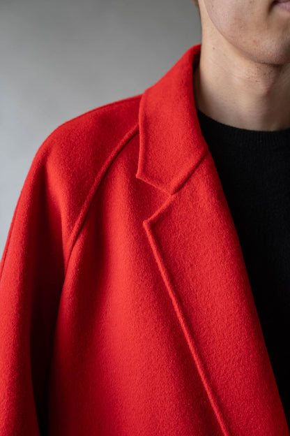 W/CA DOUBLE FACE NOTCH LAPEL COAT(ST.1544)