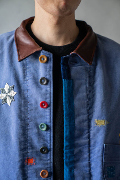 Vintage-finished work jacket