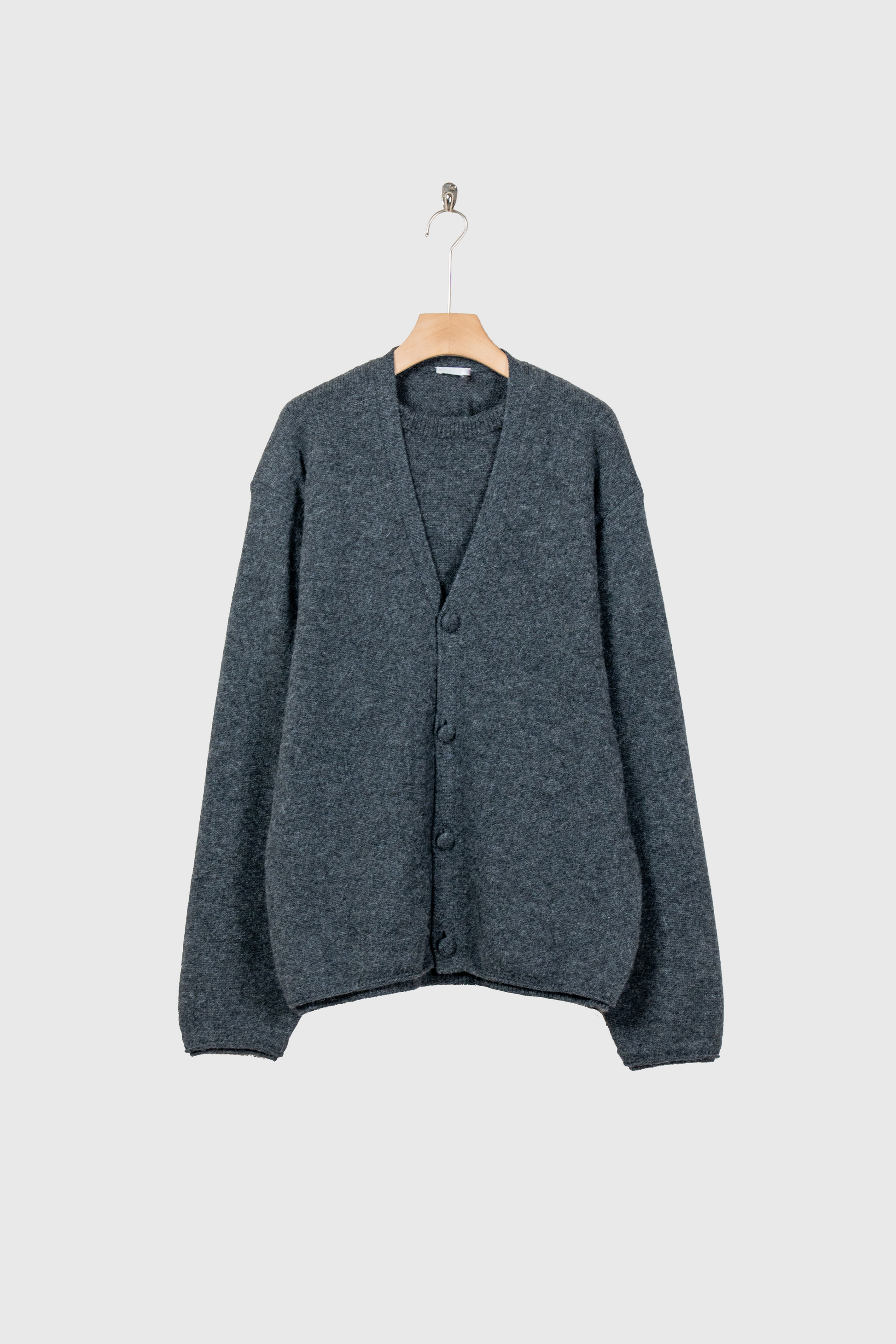 【新品未使用タグ付】Blanc YM / Ensemble Knit GRAY blanc YM（ブランワイエム）- ALPACA ENSEMBLE KINT PULLOVER