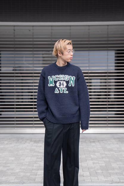 HAND KNITTING SWAETSHIRT