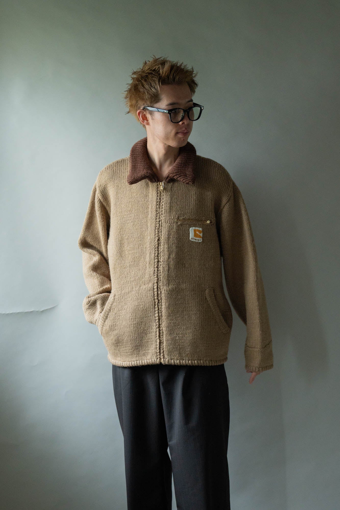 HOME MADE KNITTING DETROIT JACKET
