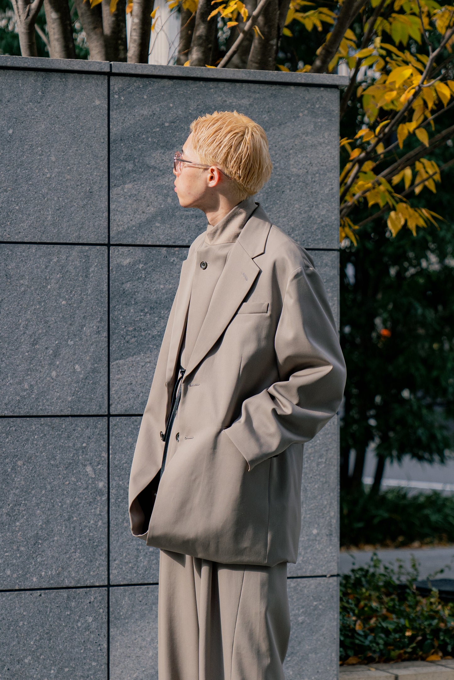 OVERSIZED LAYERED COMBINATION JACKET