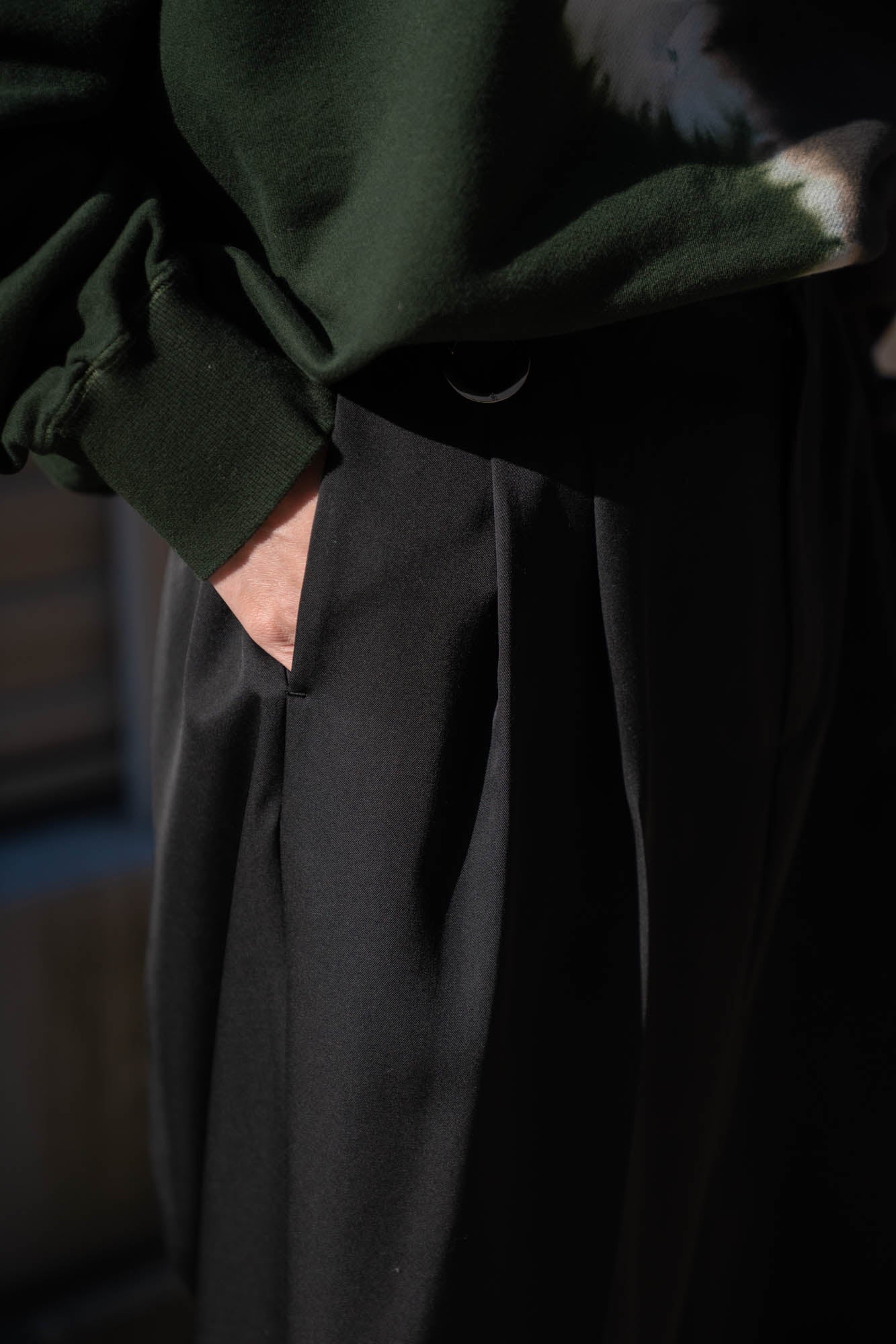 Extra Volumed Tapered Pants