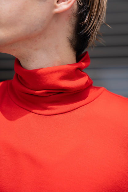 MERINO WOOL HIGH NECK L/S T-SHIRT