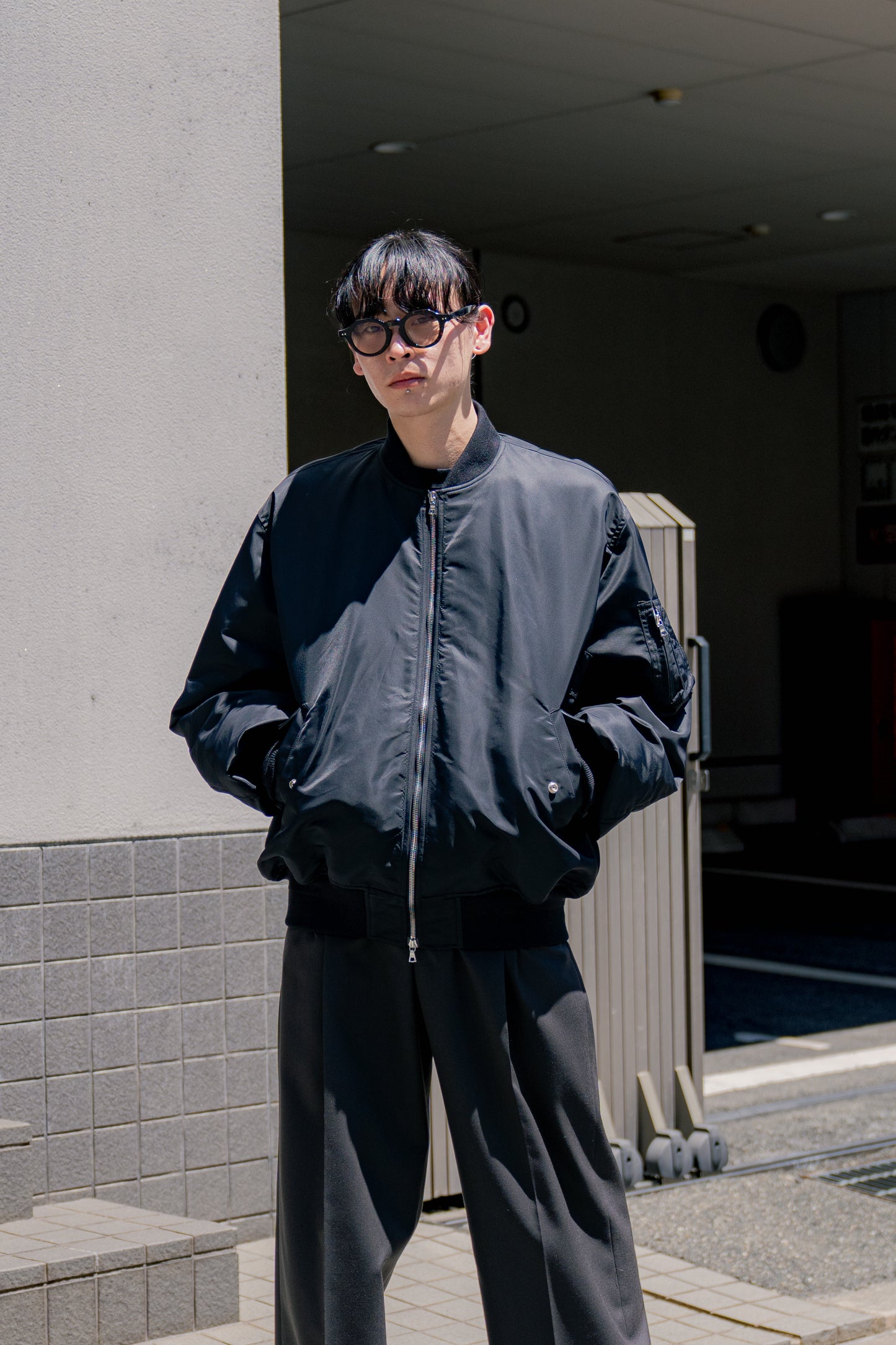 OVERSIZED FLIGHT JACKET