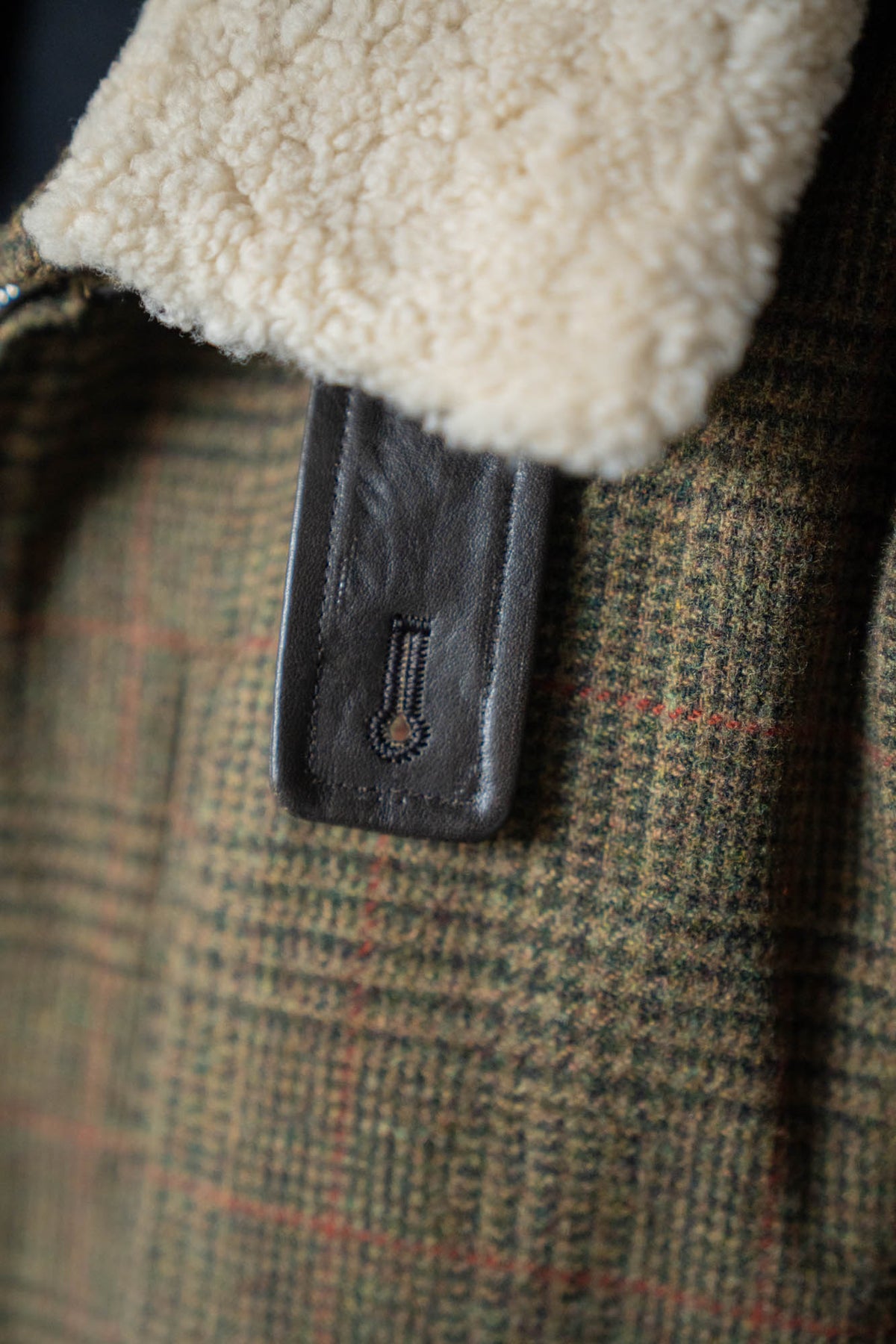 DETATCHABLE COLLAR BRITISH TWEED JACKET(ST.1577)