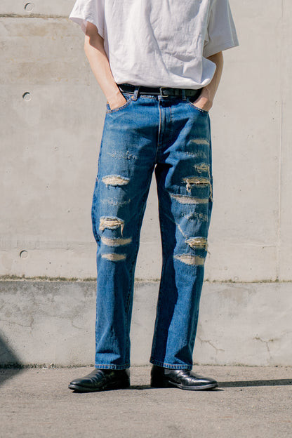 Damage Action Denim Pants