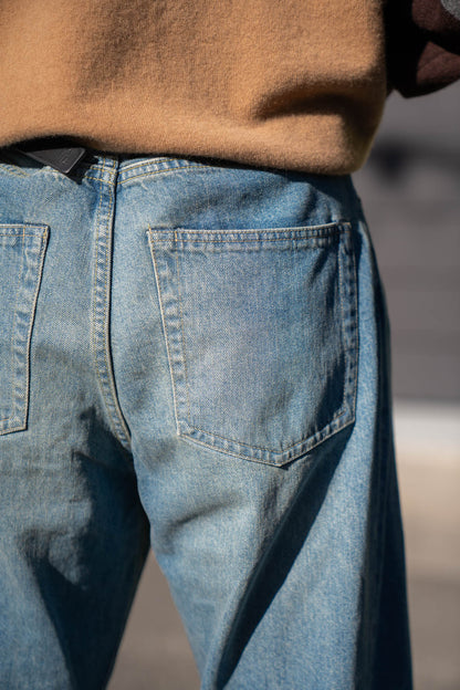 TWIST CUT DENIM JEANS(ST.1396)