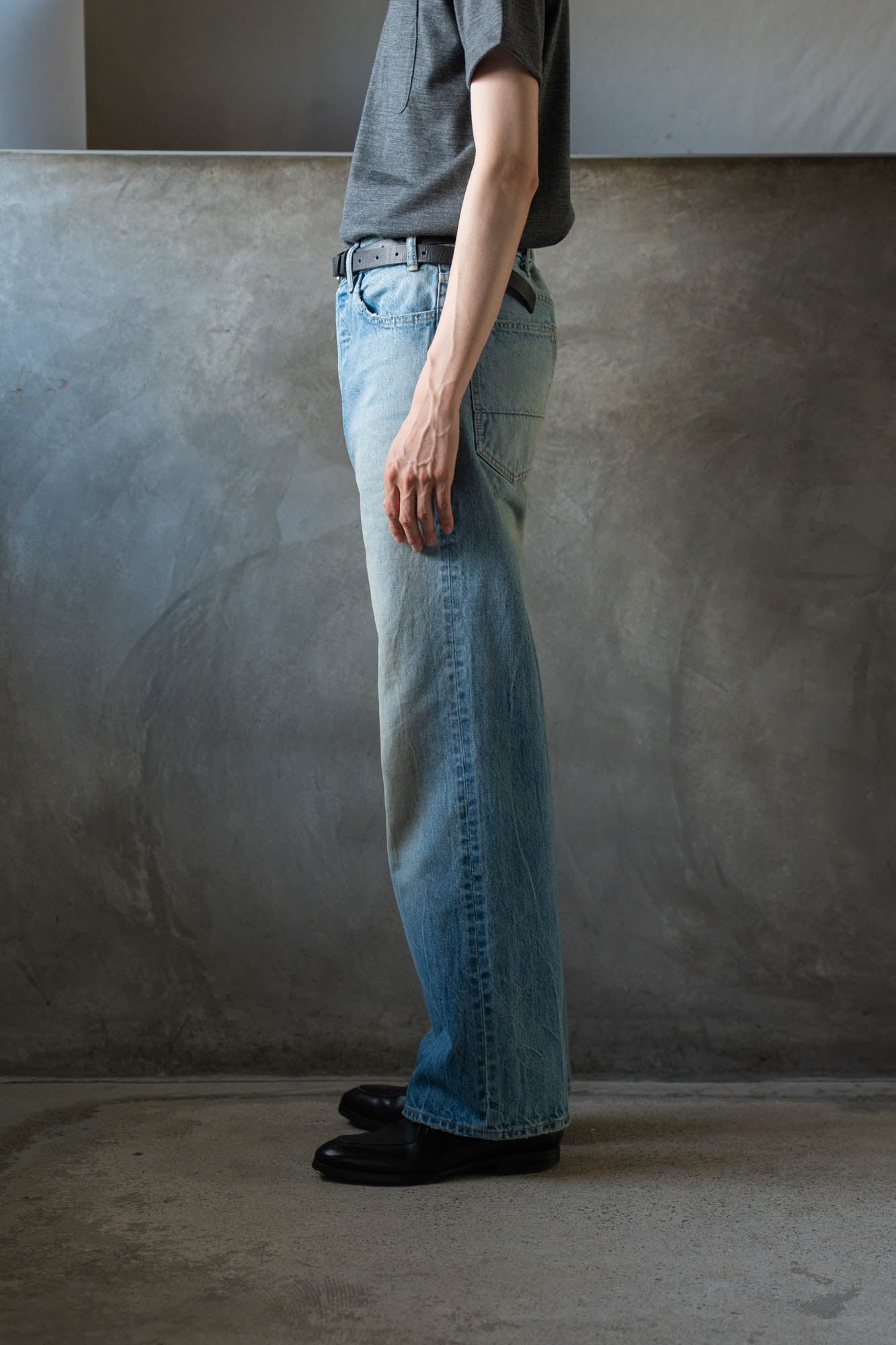 ORDINARY STRAIGHT DENIM PANTS .16 -Brando-