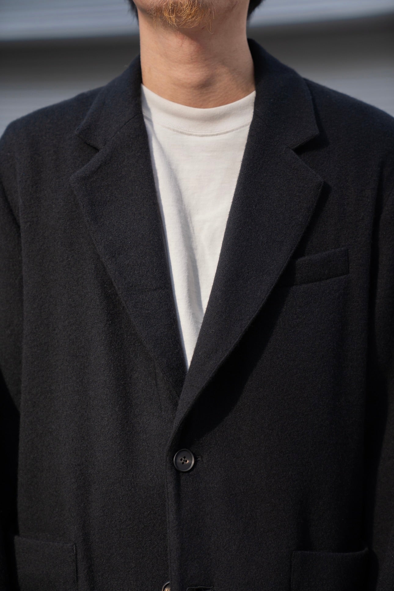 ssstein（シュタイン） 25AW - WOOL/CASHMERE FLEECE SINGLE BREASTED