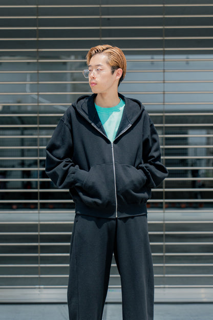 YAK/COTTON SWEAT ZIP HOODY(ST.1287)
