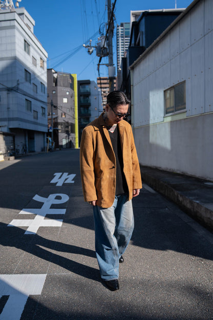 Suede Single Breasted Jacket