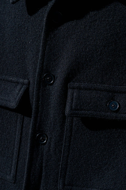 Wool Serge Shirts Jacket