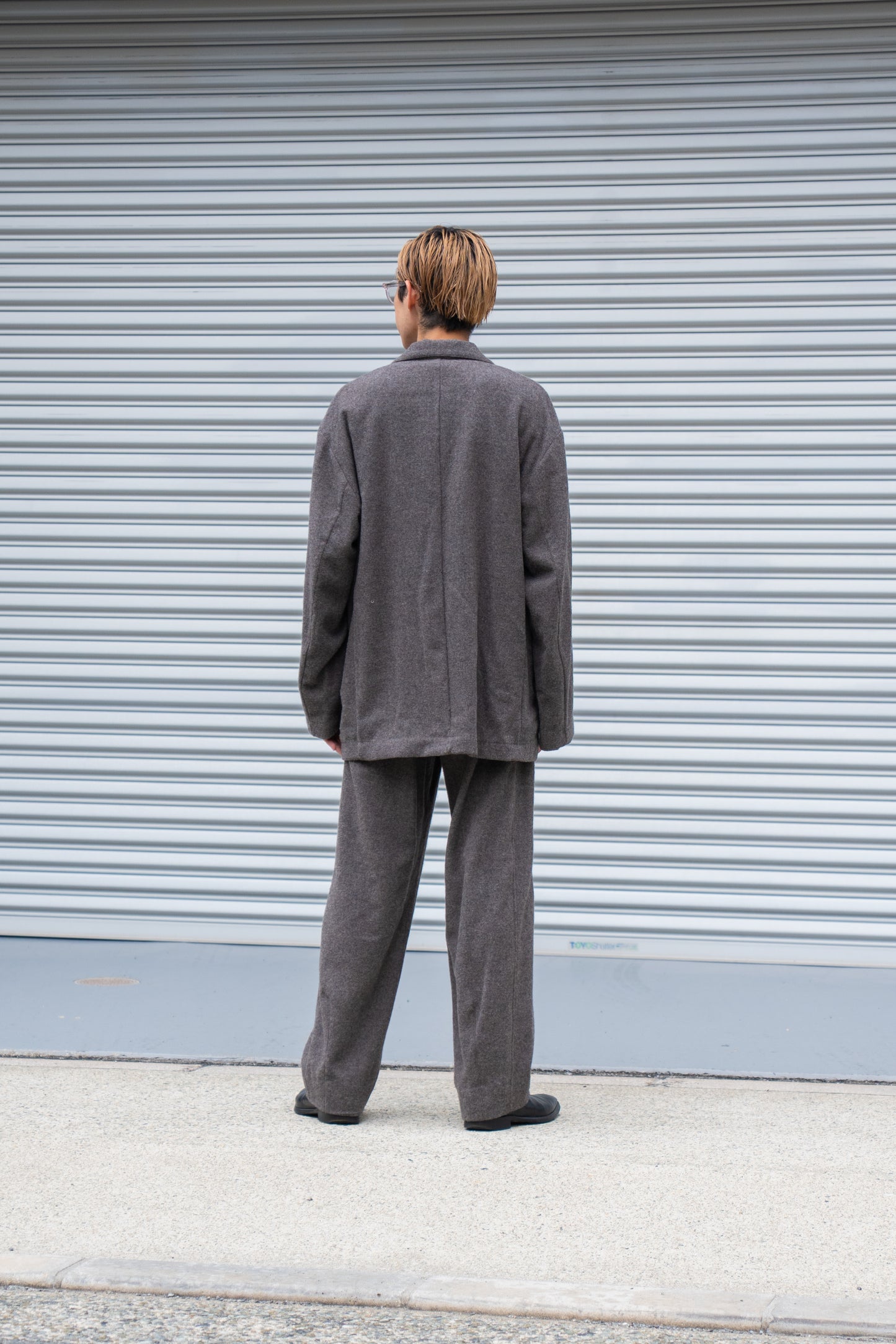 WOOL/CASHMERE FLEECE EASY TWIST TROUSERS(ST.1270)