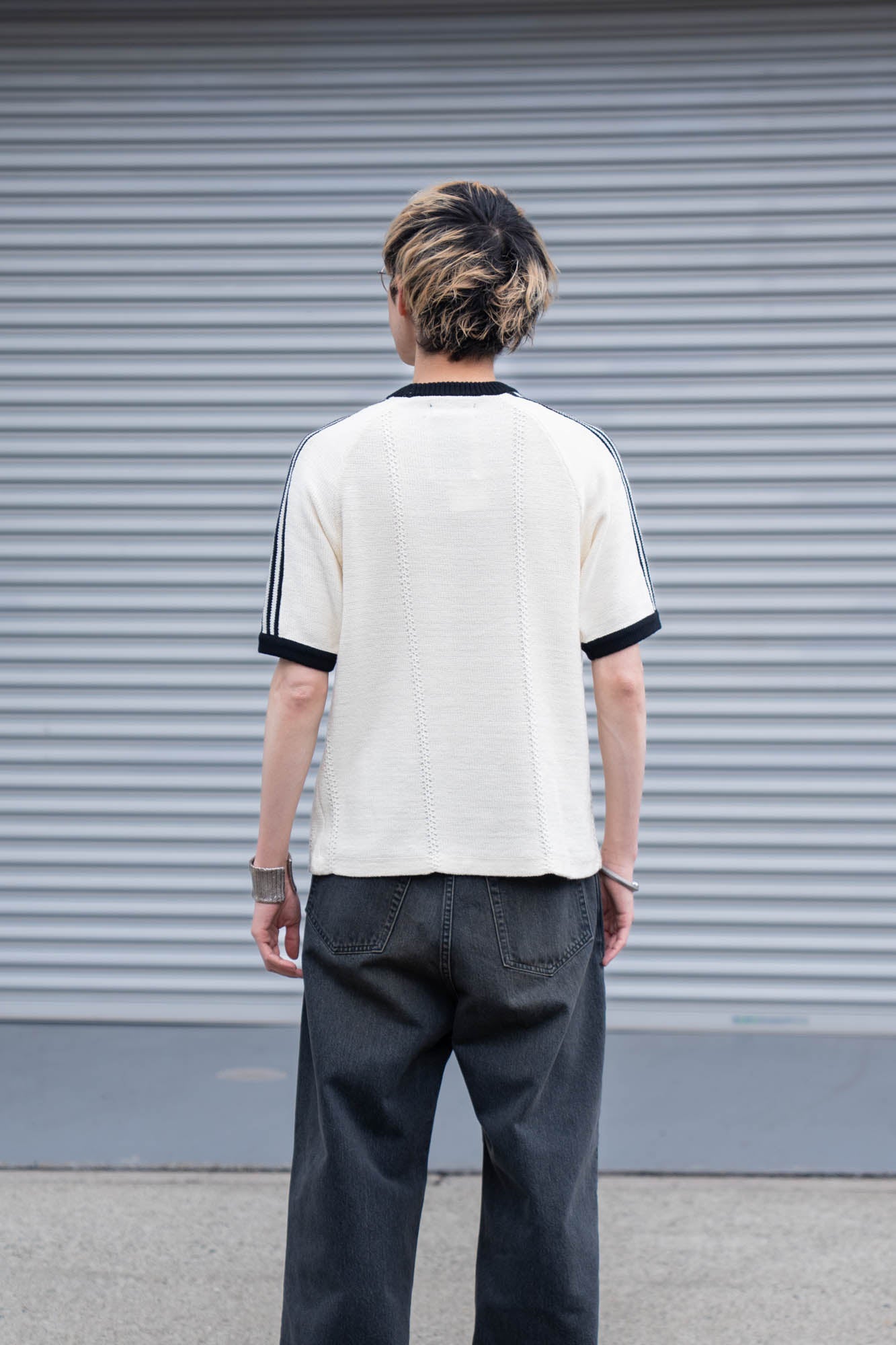 KNITTED TRAINING T-SHIRT