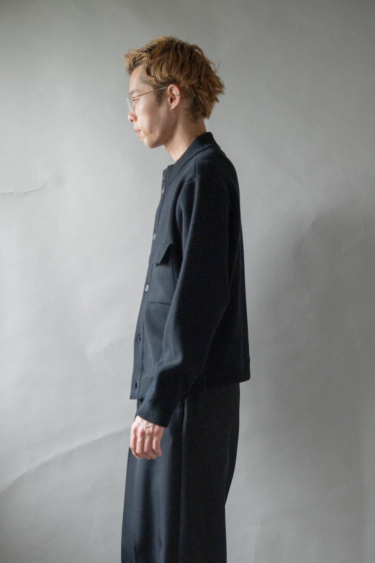 CREW NECK CARDIGAN for sign