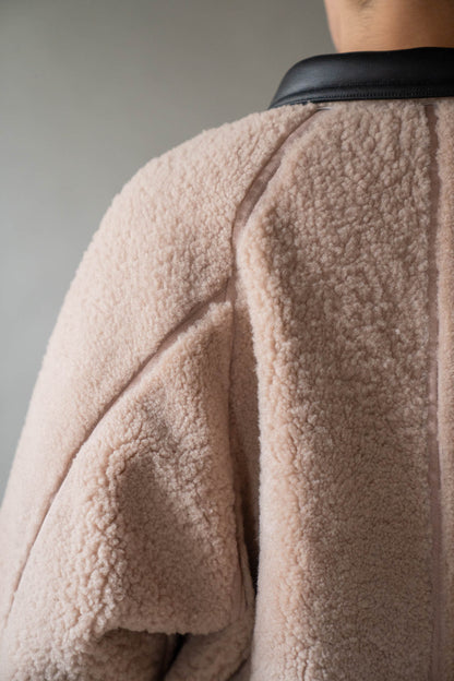 REVERSIBLE MOUTON BLOUSON