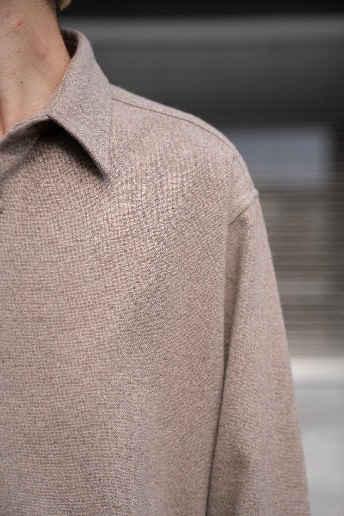 cashmere natural shirt