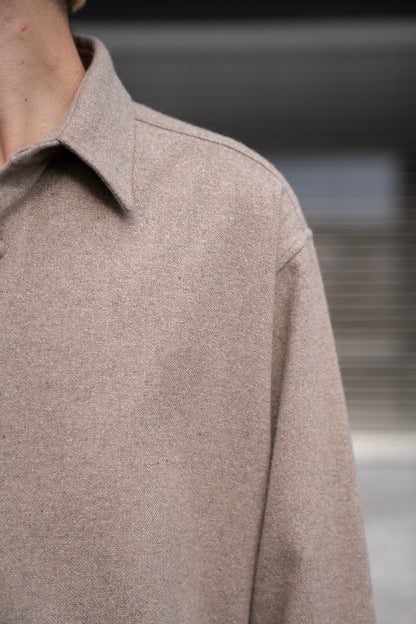 cashmere natural shirt