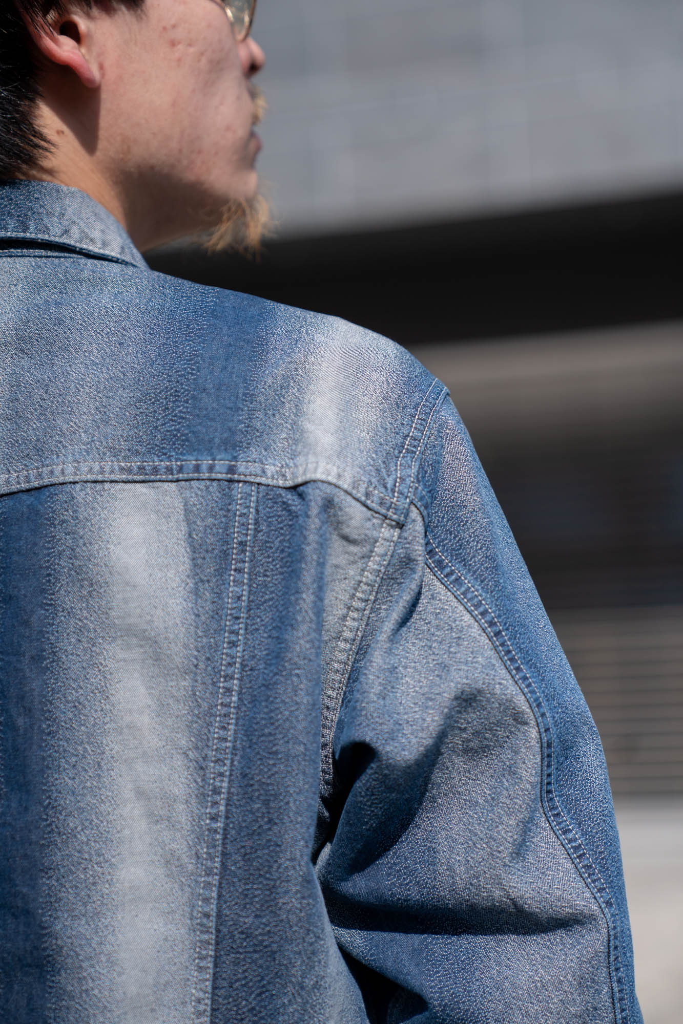 GRADATION DENIM JACKET