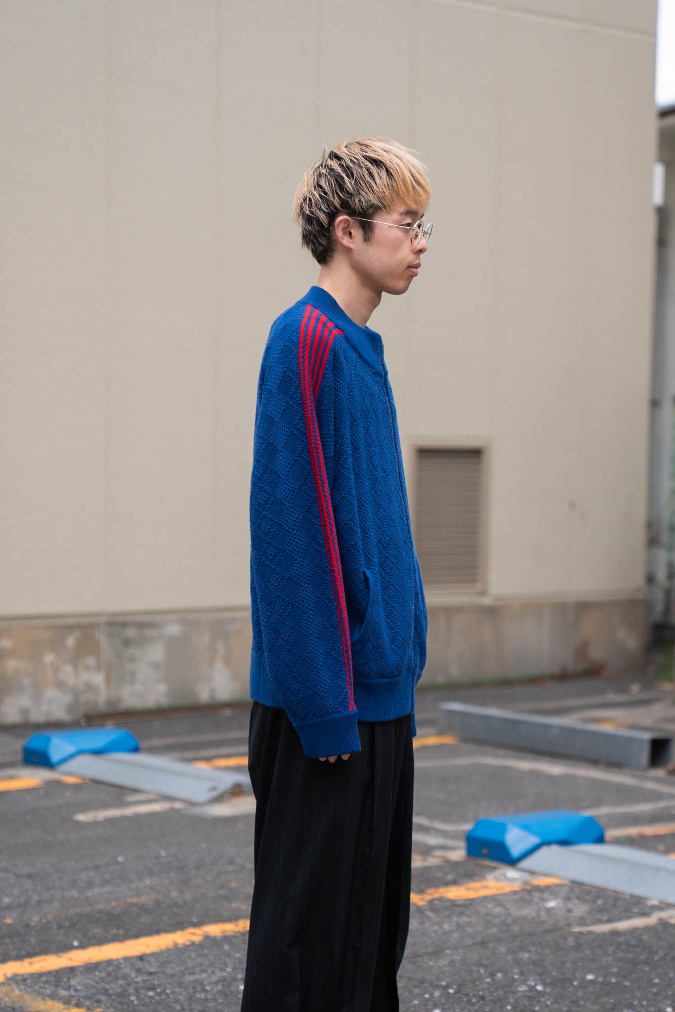 KNITTED TRAINING JACKET – sign | サイン
