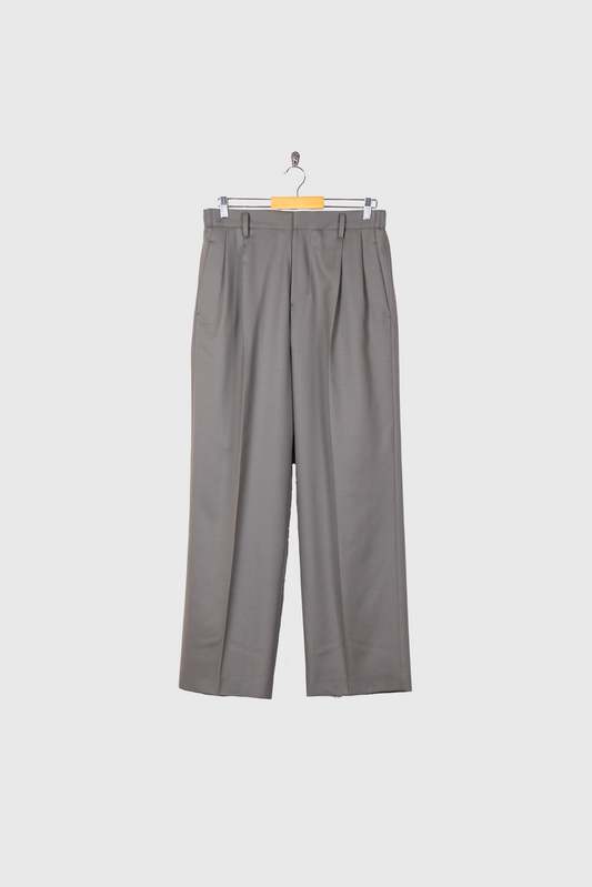 TWO TUCKS WIDE TROUSERS