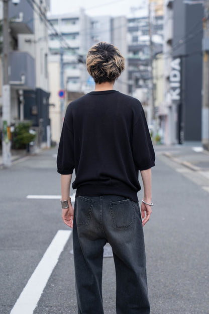 Wide knit T-Shirt