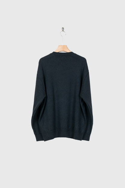 RIGID CASHMERE GARMENT DYED SWEATER P/O