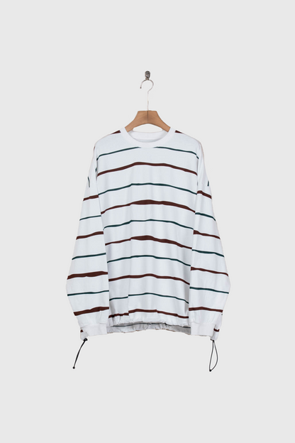 SUPER BIG STRIPE LS TEE