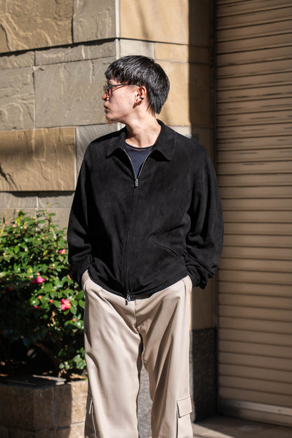 sheep suede light blouson