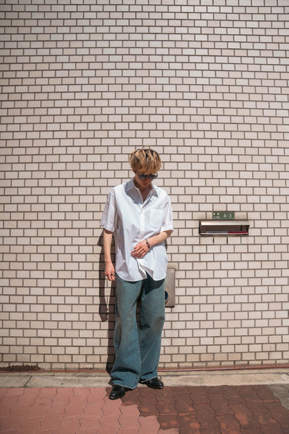 SUVIN COTTON OVERSIZED SS SHIRT(ST.1497)