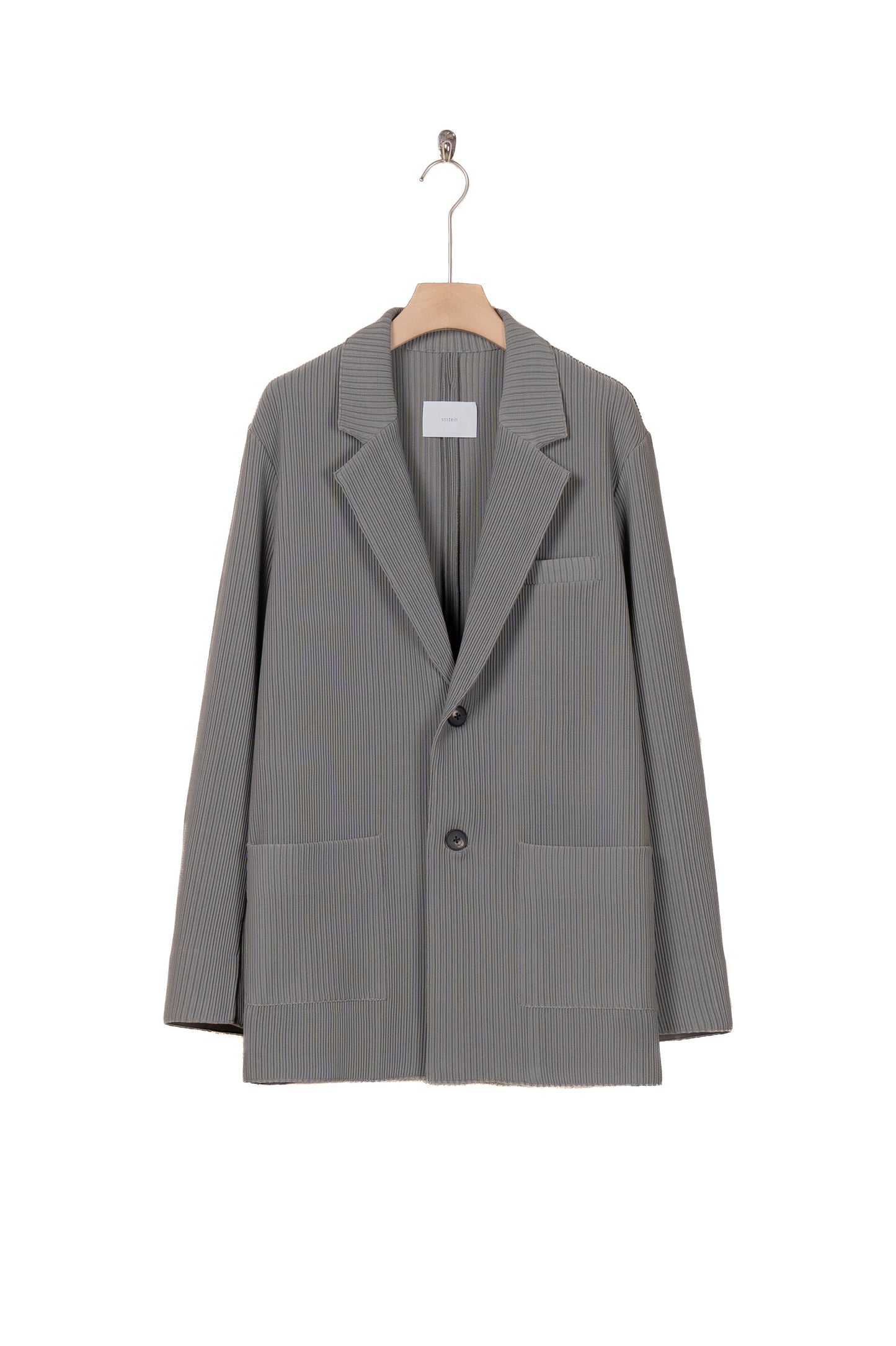 GRADATION PLEATS SINGLE BREASTED JACKET (ST.1125)