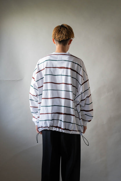SUPER BIG STRIPE LS TEE