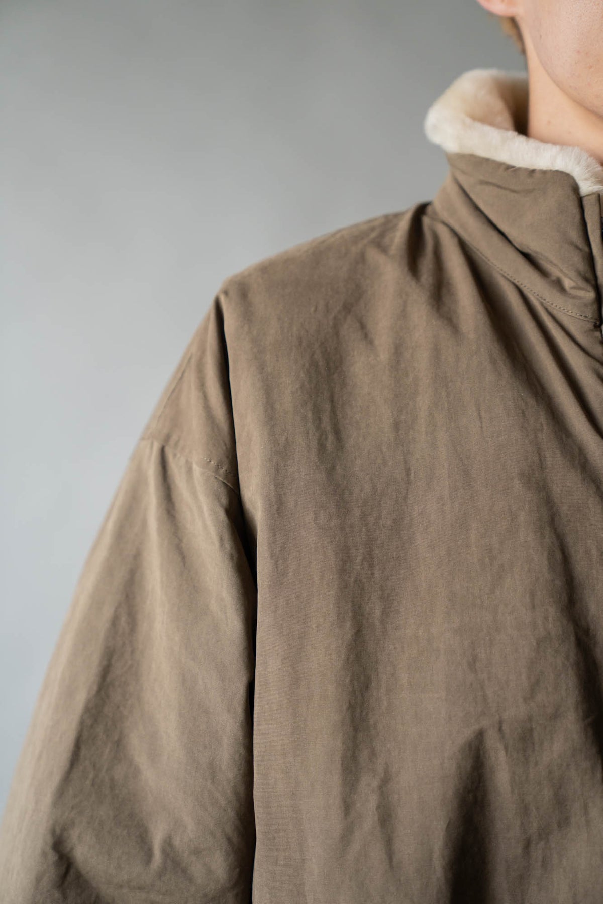 MOUTON INNER REVERSIBLE PADDED JACKET(ST.1556)