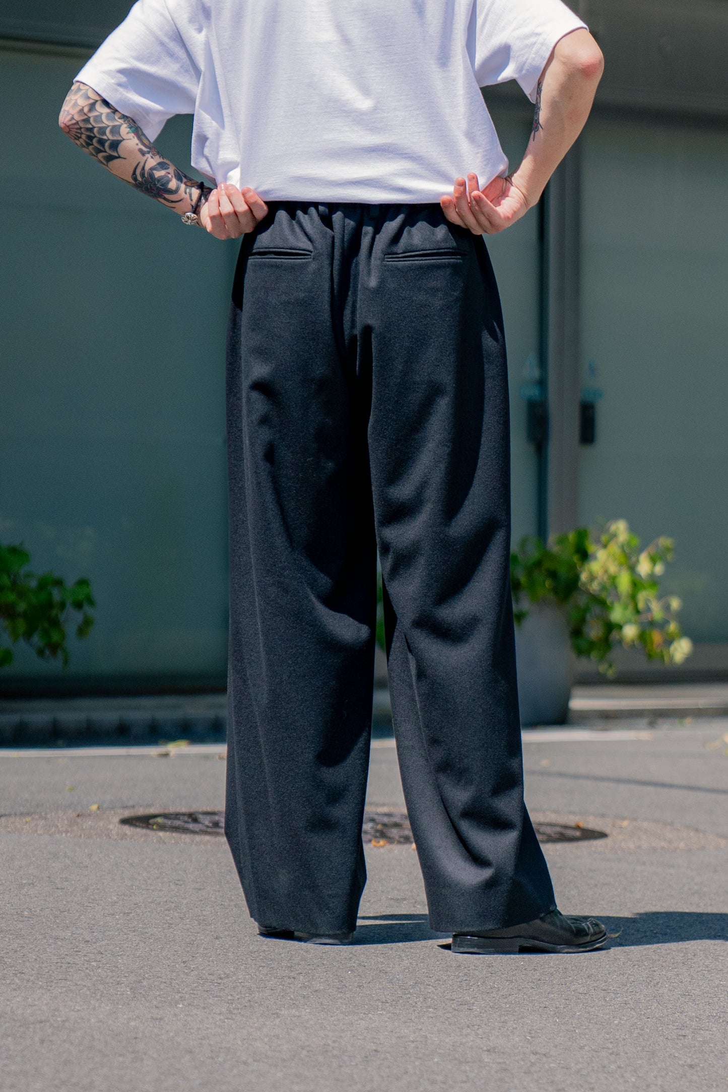 EASY WIDE TROUSERS