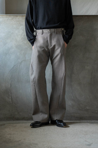 3D TWISTED TAILORED PANTS