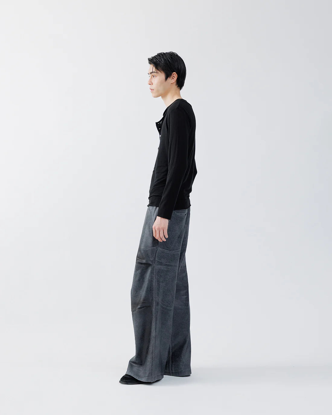 LAYERED HENLEY-NECK SHIRT .16